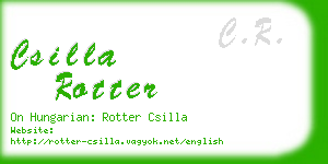 csilla rotter business card